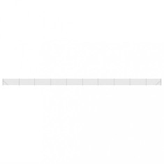 Gard plasa de sarma cu bordura, argintiu, 0,8x25 m