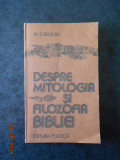 M. S. BELENKI - DESPRE MITOLOGIA SI FILOZOFIA BIBLIEI