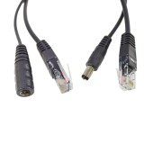 Splitter PoE Pasiv PNI POE-P2 pentru Sisteme Supraveghere Video, Transmisie Date/Alimentare, RJ45/12V, UTP