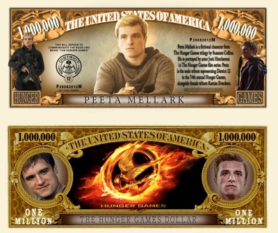 !!! SUA = FANTASY NOTE (TJ6) = PEETA MELLARK - 2020 - UNC/ SERIA HUNGER GAMES foto