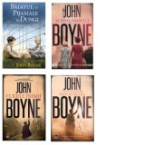 Pachet (4 carti) John Boyne: 1. Baiatul cu pijamale in dungi; 2. Ruinele timpului; 3. Furiile inimii; 4. Un calator printre secole - John Boyne