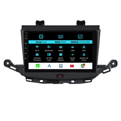 Navigatie Dedicata Opel Astra K (2016 - 2021) 9 Inch, 8Gb Ram, 256Gb stocare, Carplay foto