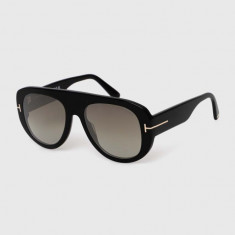 Tom Ford ochelari de soare barbati, culoarea negru, FT1078_5501G