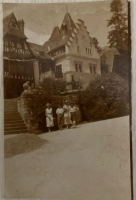1932 Lot 2 Foto in fata Corpului Garda Sinaia / militari / regalitate / monarhie foto