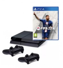 Consola Sony PlayStation 4 PS4 1 TB Second-Hand SH + 2 Controllere + FIFA 23 foto