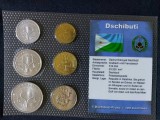 Seria completata monede - Djibouti 1991-2010, 6 monede, Africa