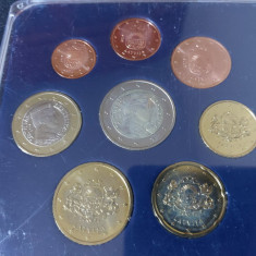 Euro set - Letonia 2014 de la 1 cent la 2 euro + medalie comemorativă