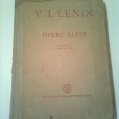V. I. LENIN ~ OPERE ALESE ( vol. 1 partea a 2-a )