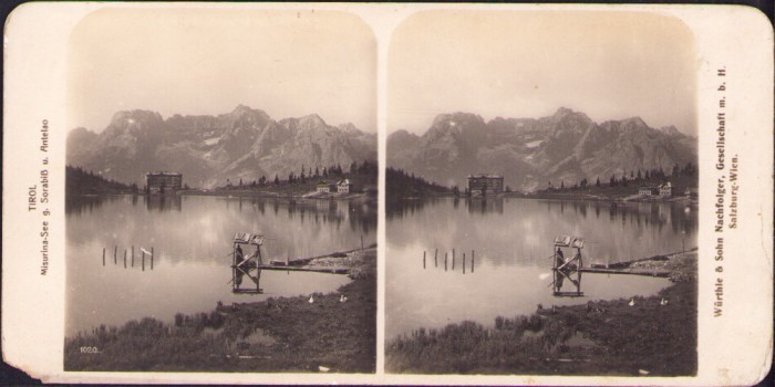 ST88N Tirol, Misurina See g Sorabiss u Antelao, stereoscopic photo