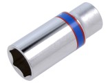 Cap 6-puncte,tubulară 3/8" Lung.manşon: 63mm lungă