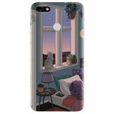 Husa silicon pentru Huawei Y6 Pro 2017, Girl Room