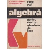 Fise de algebra pentru elevi si absolventi de licee