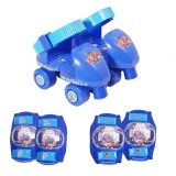 Set patine cu rotile si protectii, Rising Sports, Paw Patrol, Marime 25-31, Albastru