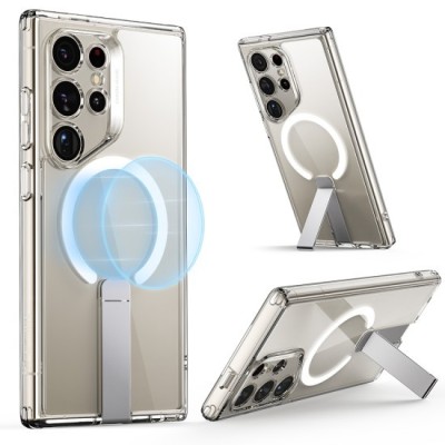 Husa pentru Samsung Galaxy S24 Ultra - ESR Boost Flickstand HaloLock - Clear foto