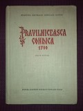 PRAVILNICEASCA CONDICA 1780 (EDIȚIE CRITICĂ)