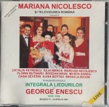2 CD Mariana Nicolesco Prezintă Integrala Liedurilor Lui George Enescu opera