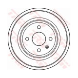 Tambur frana Trw DB4391, parte montare : Punte spate