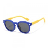 Ochelari De Soare Copii Techsuit 616, Polarizati, Protectie UV, Albastrii Galbeni