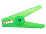 Bornă crocodil verde 30A 16mm