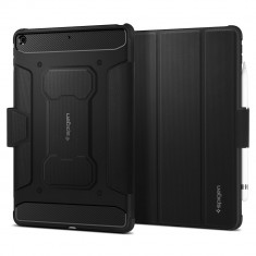 Husa Spigen Rugged Armor Pro compatibila cu iPad 10.2 inch (2019/2020/2021) Black foto