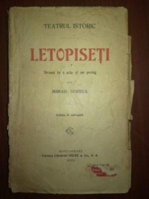 Letopiseti- Mihail Sorbul foto