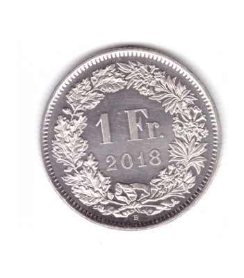 Mondea Elvetia 1 franc 2018, stare foarte buna, cu luciu, curata foto