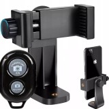 Cumpara ieftin Suport telefon 360 cu menghina,2x filet universal 1 4, prindere universala si telecomanda bluetooth