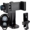 Suport telefon 360 cu menghina,2x filet universal 1 4, prindere universala si telecomanda bluetooth