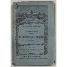 PLURALITE DES MONDES par FONTENELLE , 1880