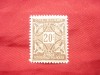Timbru Taxe Coasta de Fildes colonie franceza 1915 , val.20C, Nestampilat