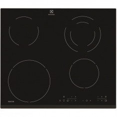 Plita incorporabila mixta Electrolux EHG46341FK, 2 zone inductie, 2 zone vitroceramice, control touch, negru foto