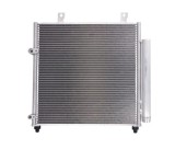 Condensator climatizare Mitsubishi Space Star, 12.2015-, motor 1.0, 52 kw; 1.2, 57kw/59 kw benzina, , full aluminiu brazat, 408(370)x392(380)x12 mm,