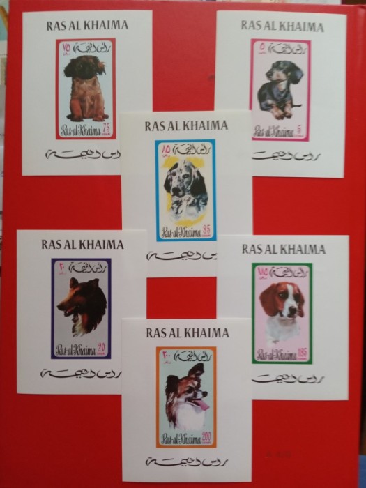 RAS AL KHAIMA, C&Acirc;INI - COLIȚE MNH