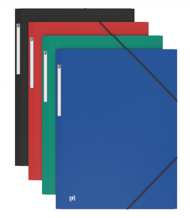 Mapa plastic cu elastic Oxford Memphis A3 150 coli culori asortate