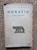 HORATIU SATIRE SI EPISTOLE - LOVINESCU