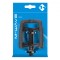 Pedale Aluminiu M-WAVE STEADY FLAT 2 AL EPB Negru