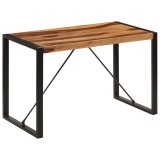 Cumpara ieftin Masa de bucatarie, 120 x 60 x 76 cm, lemn masiv de acacia