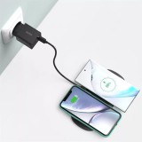Cumpara ieftin Incarcator fara fir Dual Charging, Wireless Pad, Tehnologie cu 5 Bobine Qi, Choetech - Negru