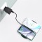 Incarcator fara fir Dual Charging, Wireless Pad, Tehnologie cu 5 Bobine Qi, Choetech - Negru
