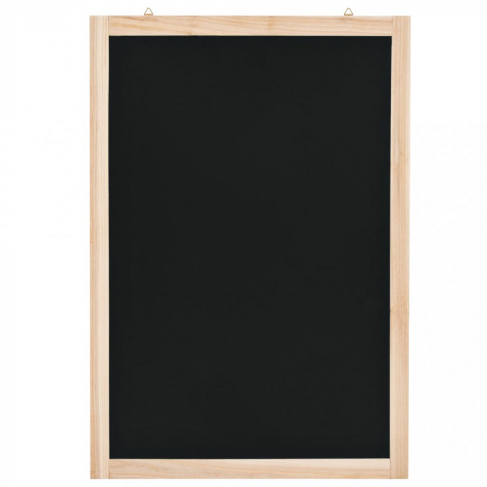 vidaXL Tablă neagră pentru perete, 40 x 60 cm, lemn de cedru