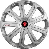 Set 4 Capace Roti Evo Gri R15, Pentru Suzuki