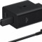 Incarcator Retea Cu Cablu USB-C Samsung 50W 3A 2 x USB-C Negru EP-T5020XBEGEU