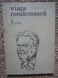 REVISTA VIATA ROMANEASCA REVISTA A UNIUNII SCRIITORILOR ANUL XXIII SEPTEMBRIE 1970