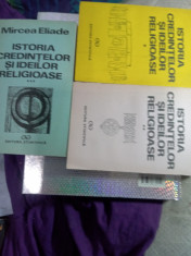 Mircea Eliade istoria credințelor și ideilor religioase 3 vol foto