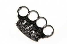 Rozeta de autoaparare DEPOX&reg;, model Skull Crushing, 0.5 cm, negru
