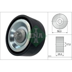 Rola ghidare curea Mercedes Clasa A (W169) 04.04-06.12, B-Class Sports Tourer (W245) 03.05-11.11, INA
