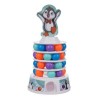 Joc de indemanare pentru copii, Pinguin pe turn, joc de masa cu mingi colorate, multicolor
