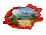 Autocolant decorativ, Gaura in perete, Multicolor, 85 cm, 680STC-2, animale si pasari, Oem
