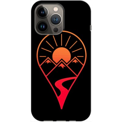 Husa compatibila cu Apple iPhone 14 Pro Max model Nature Map Pin, Silicon, TPU, Viceversa foto