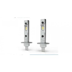 Set 2 becuri LED H1, 55W, lumina alb-rece, 25.000 Lumeni, Fara cablu